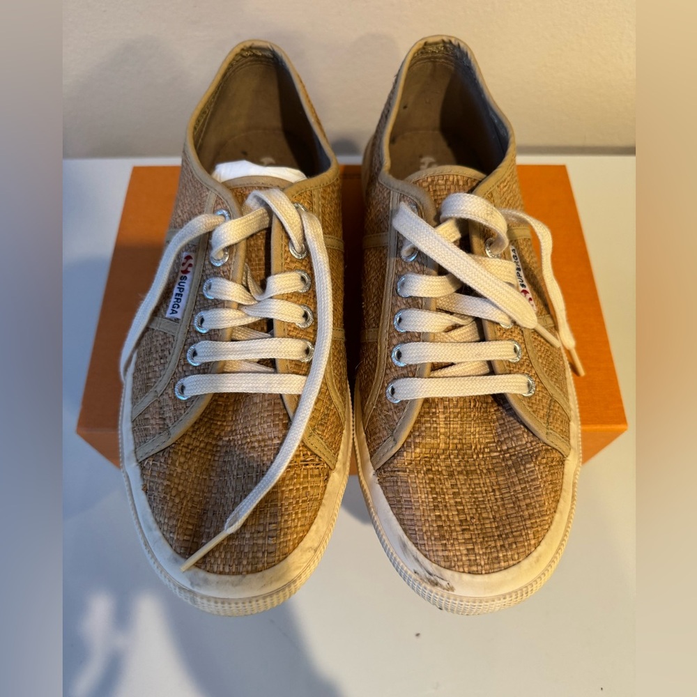Superga Raffia Sneakers - Picture 3 of 10